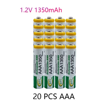 1.2 V AAA baterii 1350mAh Ni-MH Baterie AAA Pentru CD/MP3 playere, lanterne, telecomenzi