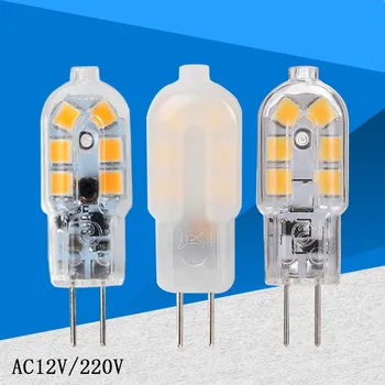 10 BUC Bec LED 3W G4 Bec 220V AC DC 12V Lampa LED SMD2835 Reflectoarelor Candelabru de Iluminat Înlocui 20w 30w Lampa cu Halogen