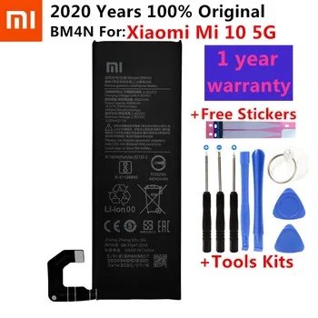 100% Original, Autentic de Înlocuire Telefon 4780mAh Baterie BM4N Pentru Xiaomi Mi 10 5G Mi10 bateria Baterii +Cadou Instrumente