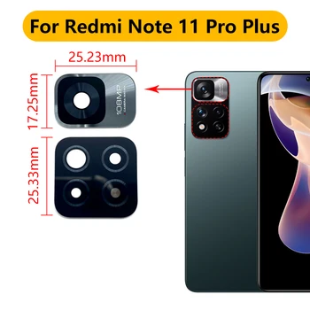 100buc，100% Original Pentru Xiaomi Mi 11 Lite 5G 11T Pro Ultra Redmi Notă 11E 11S 11T 5G aparat de Fotografiat Lentilă de Sticlă din Spate Cu Adeziv