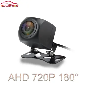 12V Vehicul Camera AHD 720P HD Pixel Impermeabil Retrovizoare Parcare 180° Fisheye Cu Linii de Ghidare Pentru Masina Înapoi Reverse
