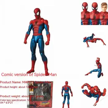 16cm Anime Marvel Spiderman Acțiune Figura În Stoc Original Medicom Mafex 075 Uimitoare Colectie, Model pentru Copii