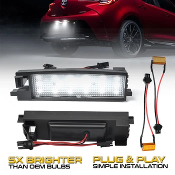 2 buc LED Numar inmatriculare bec Pentru Toyota Rav4 MK3/Aygo Yaris, Corolla Altoi iM Auris Hatchback Avalon Vanguard Camry Solara