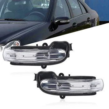 2 BUC LED Oglinda retrovizoare Lumina de Semnalizare Pentru Mercedes-Benz W203 2004-2007 Usa Aripa Retrovizoare Oglinda retrovizoare Lampa