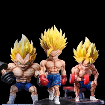 Anime Dragon Ball Figurina GK Fratele Vărului Musculare Fitness Serie Son Gohan Vegeta figurina de Colectie Model de Păpușă Jucărie
