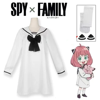 Anime Spion X Familiei Anya Falsificator De Cosplay, Costume Copii Halloween Ania Cosplay Uniformă Peruca Cadou De Crăciun Pentru Copii Rochii Fete