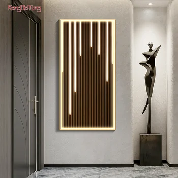 Arta Abstractă modernă LED Interior Pictura Living, Sala de Mese Culoar Lampă de Perete USB Reîncărcabilă Agățat Decor Acasă