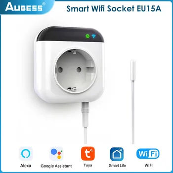 AUBESS Tuya Inteligent Wifi, Socket EU15A Inteligent Programabil Termostat Controler Control Vocal Lucra Cu Alexa de Start Google