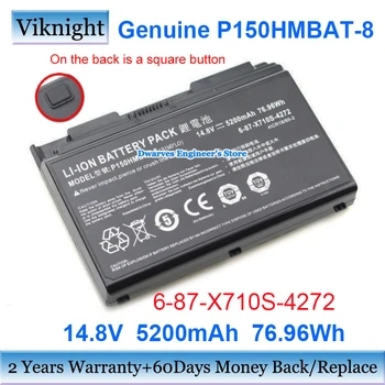 Autentic 14.8 V 5200mAh 76.96 Wh 6-87-X710S-4271 Baterie P150HMBAT-8 pentru Toshiba X710S P170 P170EM P170SM P170HM 6-87-X710S-4272