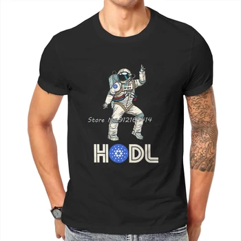 Cardano Cryptocurrency Crypto Monedă Disco Astronaut Hodling ADA Hodl Space Man Tricou Clasic Punk Vara din Bumbac Tricou