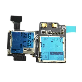 Cartela SIM Și Cardul de Memorie MicroSD Pentru Samsung Galaxy S4 GT-I9500 Titularul Conector Flex CableI9505 I337 M919 I545 L720 R970