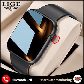 Ceas inteligent Bărbați LIGE apelare Bluetooth Smartwatch de Monitorizare a ritmului Cardiac Ceas Sport rezistent la apa Tracker de Fitness pentru Femei Android IOS