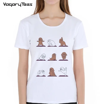 Cele Mai Noi Amuzant Animal De Culturism De Design T-Shirt Pentru Femei Pudel/Labrador Retriever/Otter Print T Camasa Summer Hipster Topuri Tee