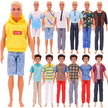 Cele mai noi Moda 30Cm Păpușă Ken Haine Accesorii Varietate De Sus Pantaloni Barbiees Iubitor de Iubitul Casă de Joacă cele mai Bune Cadouri de Ziua de nastere