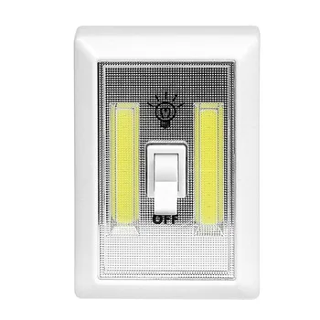 COB Magnetic Mini LED fără fir intrerupator de Perete lumina de Noapte alimentat de la Baterie bucătărie garaj dulap camp de lumina de urgenta