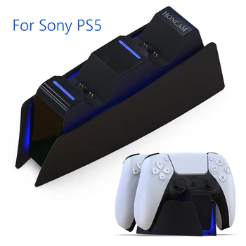 Controller Wireless Dual Charger încărcător pentru Sony PS5 PS5 Gamepad Desktop Power Station Dock