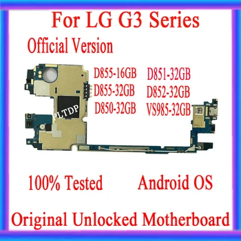 Deblocat Testat G3 D855 Electronice Mobile Panoul de Placa de baza Placa de baza Circuite MB Pentru LG G3 D855 D851 D852 D850 VS985 Logicboard