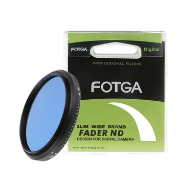 FOTGA Slim fader ND camera filtru 58 mm reglabil variabil densitate neutră ND2 la ND400
