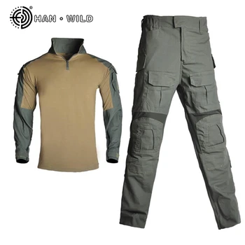 G3 Broasca Costum pentru Bărbat și Femeie Uniforme Militare de Camuflaj Airsoft Vanatoare, NOI Seturi de Haine militare Tactice de Luptă Camasa Pantaloni de Marfă