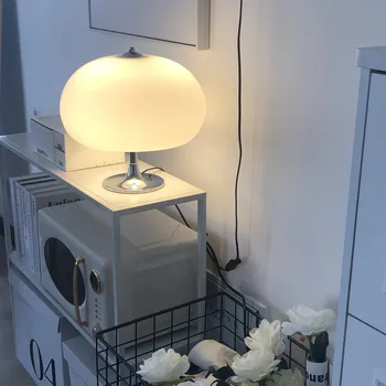 Gras Ciuperci Lampa De Masa Camera De Zi Dormitor Noptieră Moderne Drăguț Minimalist Modern Nordic Lampa De Birou Decor Acasă