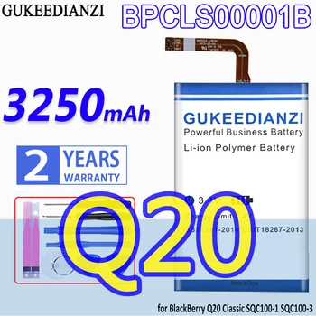 GUKEEDIANZI Baterie de Mare Capacitate BPCLS00001B 3250mAh pentru BlackBerry Q20 Classic SQC100-1 SQC100-3 Telefon Mobil Bateria
