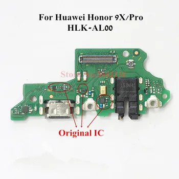 Incarcatorul Original de Bord Pentru Huawei Honor 9X 9Xpro Pro nomu hlk-AL00 USB Port de Încărcare de Andocare Cablu Flex Cu Microfon Jack pentru Căști