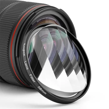 KnightX Liniar Prisma Filtru 52mm 58mm 67mm 77mm Obiectiv Prism Pentru Canon Nikon Sony CPL DSLR SLR