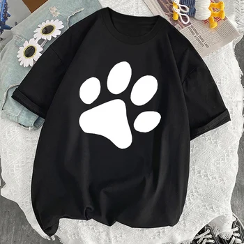 Labe de pisica de Imprimare Supradimensionate T-shirt O de Gât Casual cu Maneci Scurte T shirt Vara 2022 Personalitate Harajuku Masculin Grafic T shirt