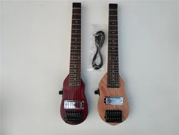 Mini fără cap chitara electrica,Ash Body&&24 Freturi Rosewood Fingerboard Naturale BJ-390