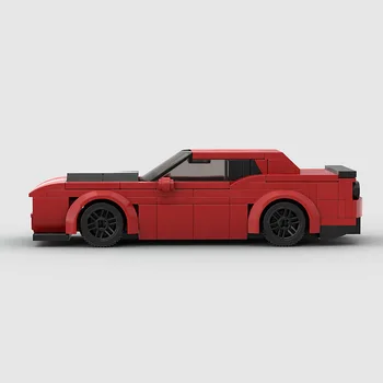 MOC Dodge Diavolul Roșu de Constructii Blocuri Cu Asambla Compatibil Lego Model Auto Cadou Jucarii