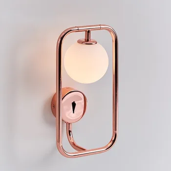 Modern, Simplu, Creativ Culoar Lampă de Perete Decor Rotativ Minimalist Dormitor Noptieră Lampa cu Lumini de Perete pentru Camera de zi