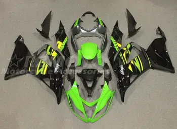 Motocicleta Carenaj Complet Kit Pentru Kawasaki Ninja ZX6R 636 ZX-6R 2013 2014 2015 2016 2017 2018 Nou ABS Caroserie Glugă Verde