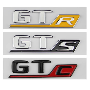 Mult R S C Insigna Emblema de Mercedes-Benz AMG GT GT43 GT50 GTR GTS GTC C63S E63S GLC63S GLE63S Emblema de Styling Auto Portbagaj Autocolant