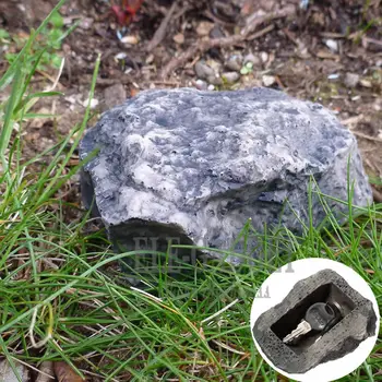 Nou în aer liber, Grădină Cheie Seif Ascuns Rock Ascunde Cheile În Piatră de Siguranță Cutie de Depozitare Pentru Acasa RV Cheie Seifuri