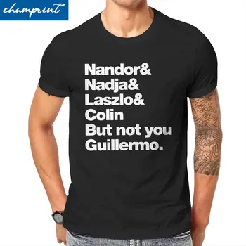 Nu Te Guillermo Tricou Barbati din Bumbac Pur de Agrement T-Shirt ceea Ce Facem în Umbră Tricou Maneci Scurte Topuri Plus Dimensiune
