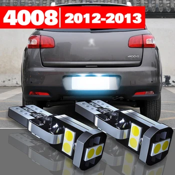 Pentru Peugeot 4008 2012-2013 Accesorii 2 buc LED-uri de Lumină de inmatriculare