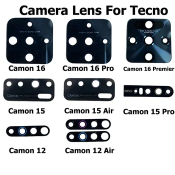 Pentru Tecno Camon 15 CD7 din Spate aparat de Fotografiat Lentilă de Sticlă Cu Adeziv Autocolant Pentru Tecno Camon 15 16 12 Air Pro Premier Înlocuire Capac