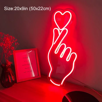 Personalizate Personalizate LED-uri Lumina de Neon Semn Potrivit Pentru Cuplu Acasă Eveniment Petrecere de Nunta Decor de Perete Lumina de Neon Valentine Cadou