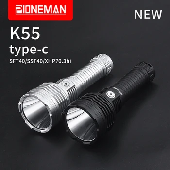 pioneman K55 Lanterna tip c cu încărcare directă parte presă fără trepte de reglaj SST40/SFT40/XHP70.3HI