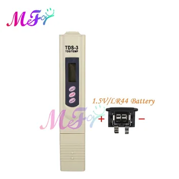 Pix portabil Digital cu Contor de Apă Filtru de Măsurare a Calității Apei Puritate Tester TDS Temperatura Metru Cu Baterie Termometru