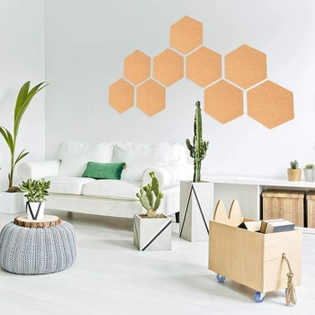 Plută Bord Hexagon Decorative Puternic Auto-adeziv Buletinul de Bord De Perete Birou Acasă Decor Rechizite Poze de Perete