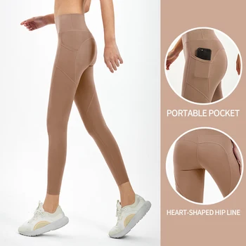 Pocket Yoga Talie Mare Antrenament Jambiere Cu Buzunare Colanti Leggins Sport Femei Fitness Rulează Pantaloni Sport leggins Trainning Purta