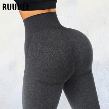 RUUHEE fără Sudură Jambiere Femei Sportwear Înaltă Waisted Push-Up Scrunch Butt Ridicare Prada Yoga Pantaloni Femei Colanti Pentru Fitness