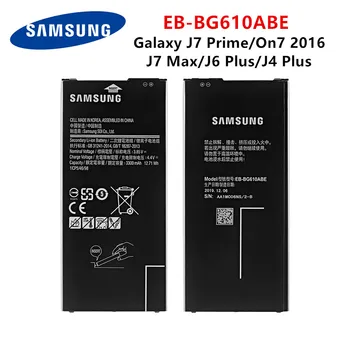 SAMSUNG Orginal EB-BG610ABE 3300mAh Baterie Pentru Samsung Galaxy J6 Plus J6+ SM-J610F / J4+ J4PLUS 2018 SM-J415 / J4 Core J410