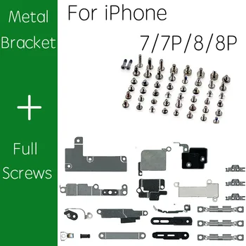 Set complet Piese de Mici dimensiuni Pentru iPhone 7 7P 8 Plus de Metal Interne Suportul Scut Kit Placa + Complete Șuruburi Kit