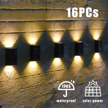 Smart Solar LED Lumină în aer liber rezistent la apa de Gradina Decorative de Lumină Balcon Garden Street în aer liber de Lumină Solară rezistent la apa Lumina