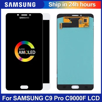 Telefon ORIGINAL, LCD-uri Pentru Samsung Galaxy C9 Pro C9000 SM-C9000 Ecran LCD Tactil Digitizer Ecran Înlocuirea Ansamblului