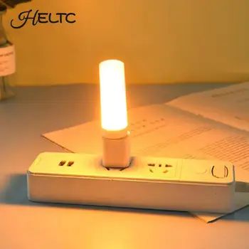 USB Atmosferă de Lumină LED-uri Flacără Lumânare se Aprinde Intermitent Lampă de Carte Pentru Putere Banca Camping Iluminat Bricheta Efect de Lumina