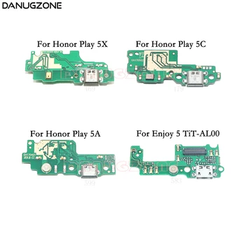 USB de Încărcare de Andocare Port Mufa Jack Conector de Încărcare de Bord Flex Cablu Pentru Huawei Honor Play 5X 5C 5A Bucurați-vă de 5