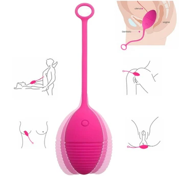 Vibrații De Ou De Calitate Iubesc Jucării Femeie Vibrator Gel De Siliciu Ben Wa Bile Kegel 10 Tipuri Diferite De Vibratii Pentru Vagin Etanșeitate Vezicii Urinare